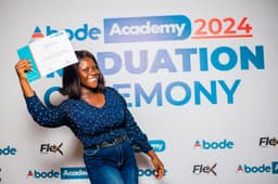 Graduate in academic gown