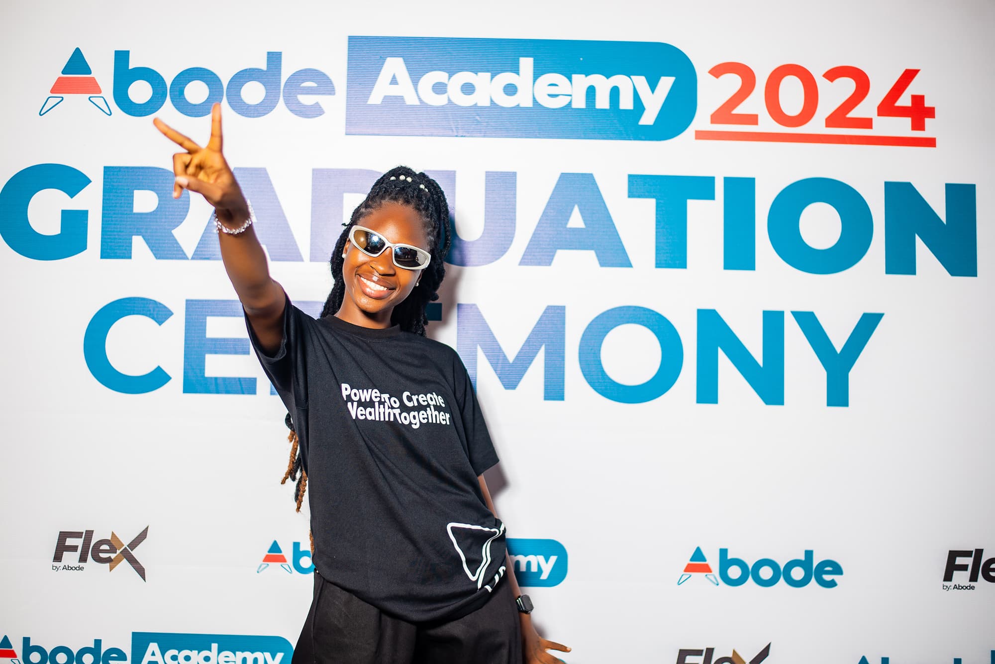 Graduate at Abode Associates event